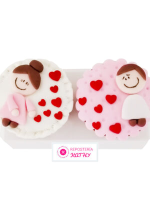 Cupcakes de Amor para Pareja o Enamorados