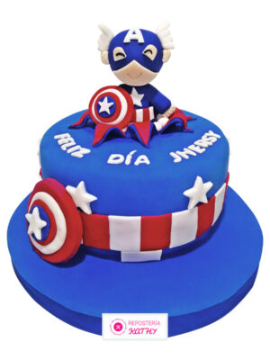 Torta Capitán América Avengers