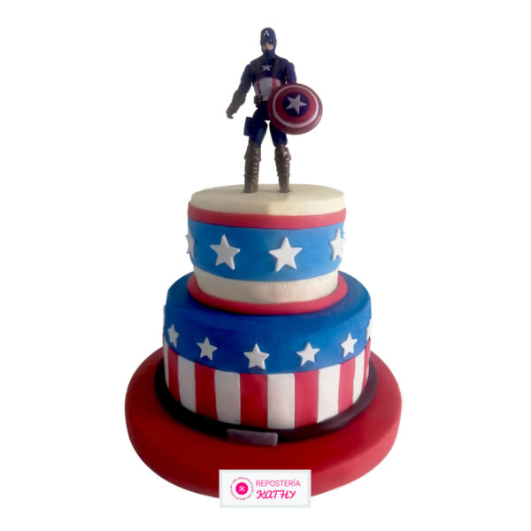 Torta de Capitán América Avengers