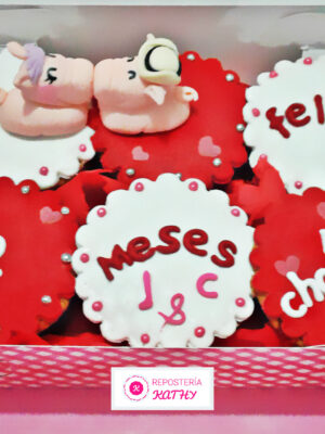 Cupcakes Cerditos para Celebrar el Amor