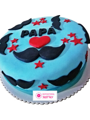 Torta Bigote Feliz Día Papá