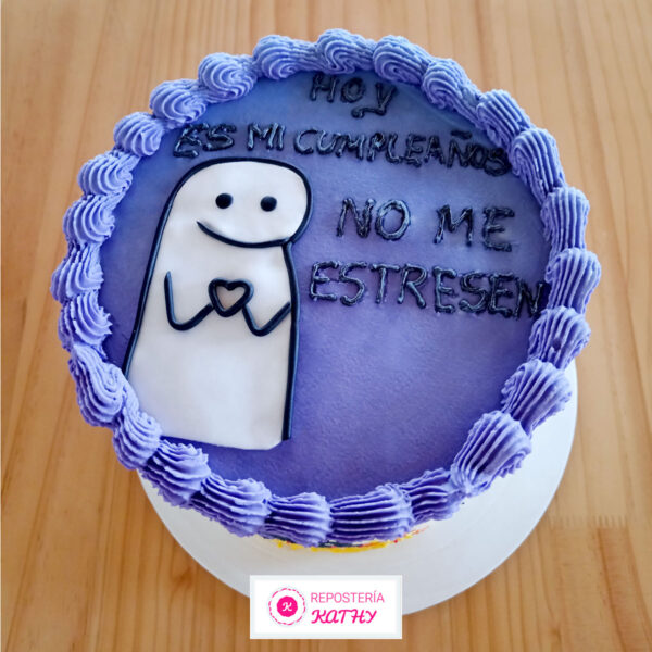 Torta Flork Meme Cumpleaños de Mujer No Me Estresen