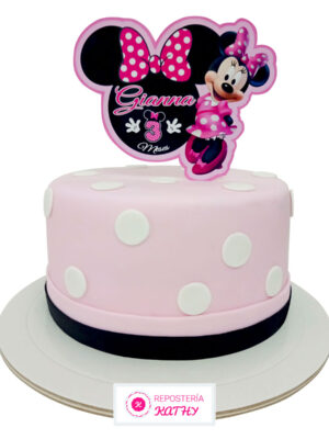 Torta Minnie Mouse para Cumpleaños de Niña.